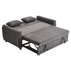 Double Seater Chair Bed Pull Out Sleeper Chair with Pillow Sofabed Recliner Sofa