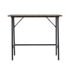 Industrial Rustic Wood Computer Desk Home Office Side Table Vintage Workstation