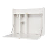 Wall-mounted Table Folding Computer Desk with Shelf Laptop Drop-leaf Study Home