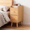 Bedside Cabinet Sofa Side Table Compact Bedroom Furniture Storage Nightstand NEW