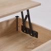 Coffee Table Lift-Top Table Open Hidden Storage Living Room Furniture Light Oak