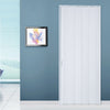 PVC Folding Concertina Door Gloss Sliding Door Panel Washable Bi Divider Screen