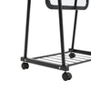 Mobile Full Length Mirror Adjustable Bedroom Dressing Room Mirror with Shelf