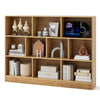 3-Tier Freestanding Storage Organizer 10-Cube Bookshelf with 2 Anti-Tipping Kits