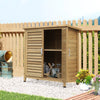 Garden Wooden Storage Shed Outdoor Wood Garage Tool Cabinet 2 Door NEW UK