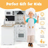 Kids Corner Play Kitchen Wooden Children Role Play Pretend Cooking Playset