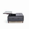 Extra Lift Up Square Storage Ottoman,Upholstered Coffee Table Storage Ottoman