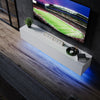 Floating TV Unit Cabinet Wall Mounted 140cm TV Stand High Gloss With LED Lights