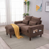 Modern L-Shaped Corner Sofa 2 3 Seater Armchair Couch With Footstool