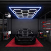 14X Hexagon RGB LED Lighting Garage Car Home Workshop Retail Lighting Border UK