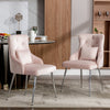 Dining Chairs Set of 6 Velvet Padded Dining Room Kitchen Chair Home Restaurant