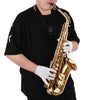 Golden Saxophone Alto Eb Flat Sax Brass Instrument with Case & Accessories Brass