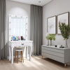 HOLLYWOOD STYLE LIGHTED VANITY MAKEUP MIRROR DRESSING TABLE 10 LED BULBS+ DRAWER