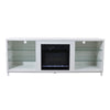 Electric Fire Insert Media TV Stand Entertainment Center Console Table&Fireplace