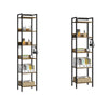 Vintage Bookshelf w/ 5 6 Tier Shelves Stand Shelf Multifunctional Display Shelf