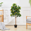 Artificial Plants In/Outdoor 120 cm Tall Fake Lemon Tree Large Faux Plant Bonsai