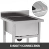Commercial Kitchen Cleaner Stainless Steel 1 Sink Warewashing Drain Waste Outlet