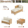 Outdoor Furniture Wicker Furniture Patio Conversation Set Outdoor Rattan Sofa