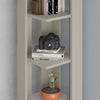 Nati Corner Bookcase – 5-Tier Freestanding Shelf Unit, 161cm High, 11 Colours
