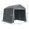 Outdoor Garden Storage Tent Car Bike Boat ATV Tool Shed Carport Canopy Shelter