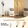 Modern Floor Lamp Free Standing Light Metal Shade Dimmable Bedroom Living Room