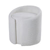 Teddy Fleece Pouffe Stool Padded Dressing Table Vanity Stool Footrest Chair