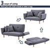 Loveseat Sofa Bed Recliner Sofabed Settee Small Bedroom Sofa Single Sleeper Bed