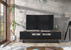 200cm Loft Retro Industrial TV Unit I Vintage Oak Cabinet I Cupboard Sideboard