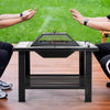 Outdoor Fire Pit Garden Firepit Camping Patio Heater Log Burner BBQ Grill Table