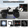 Kids Ride on Truck 2-Seat Electric Toy Vehicle w/2.4G Remote Control-Black
