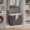 Mondeer 150L Bamboo Laundry Basket with Lid Foldable Washing Clothes Bin Hamper