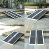 Portable Wheelchair Threshold Ramp Aluminium Multi-fold Non-slip Suitcase Ramps