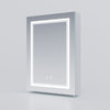 LED Bathroom Mirror Cabinet With Shaver Socket Dimmable Light Demister 500×700mm