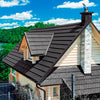 5pcs 2.4㎡ Galvanized Metal Asphalt Roofing Shingles Tiles Shed Garage Roof Cover