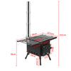 Camping Wood burning Stove Fire Portable and Folding