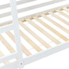 Kids Bunk Beds Wooden Single Size Bed Treehouse Bed Pine Wood Bed Frame White