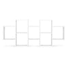 Stylish Space Saving Floating Wall Shelves Display Shelf Bookshelf Storage Unit