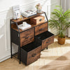 Tall Chest of Drawers Bedroom Cabinet with Shelf Dresser Unit Storage Organiser