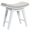 Dressing Chair Wooden Make-Up Stool Bedroom Vanity Bench With Sponge
