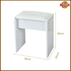 New LED Mirror Dressing Table Vanity Set with Stool Storage Cabinet Drawer Shelf