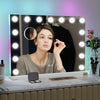 15 Bulb Hollywood Mirror LED Lighted Makeup Mirror w/RGB Light Strip