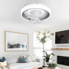 LED Ceiling Fan Light Dimmable Living Room 20 inch Lamp Pendant Smart Control
