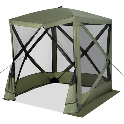 225x225cm 4-Panel Pop up Camping Gazebo Instant Setup House Gazebo Tent
