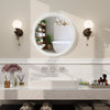 Illuminate LED Bathroom Mirror Dual Light 3 Color Dimmable Makeup Mirror 60x60