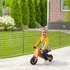 Rustproof Powder-Coated Metal Fence Flower Edging Fence-Black