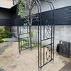 Heavy Metal Garden Arch Trellis Climbing Plants Vine Rack Outdoor Wedding Stand