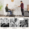 Mobile Standing Desk Laptop Computer Cart Portable Height Adjustable Workstation