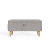Linen Storage Ottoman Footstool Pouffe Bench Foot Stool Living Room Bedroom Seat