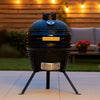 Neo Kamado 13" Ceramic Mini BBQ Grill Smoker Egg Charcoal Cooking Portable Oven