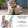 Electric Riser Heated Armchair Power Lift Chair Massage Cinema Recliner Beige